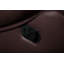 Causeuse inclinable en cuir véritable avec accoudoirs coussinés 64 po Mose-52896110