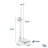 Digital Physician Scale with Mechanical Height Rod and BMI