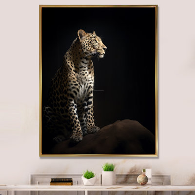 Superbe Portrait de faune léopard I - reproduction sur toile