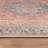 Valora Rust Medallion Pattern Machine Washable Flatweave Rug With Non-Slip Backing-1395163641