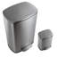 Poubelle rectangulaire de 13,2 gallons avec couvercle à fermeture douce Connor-50449724