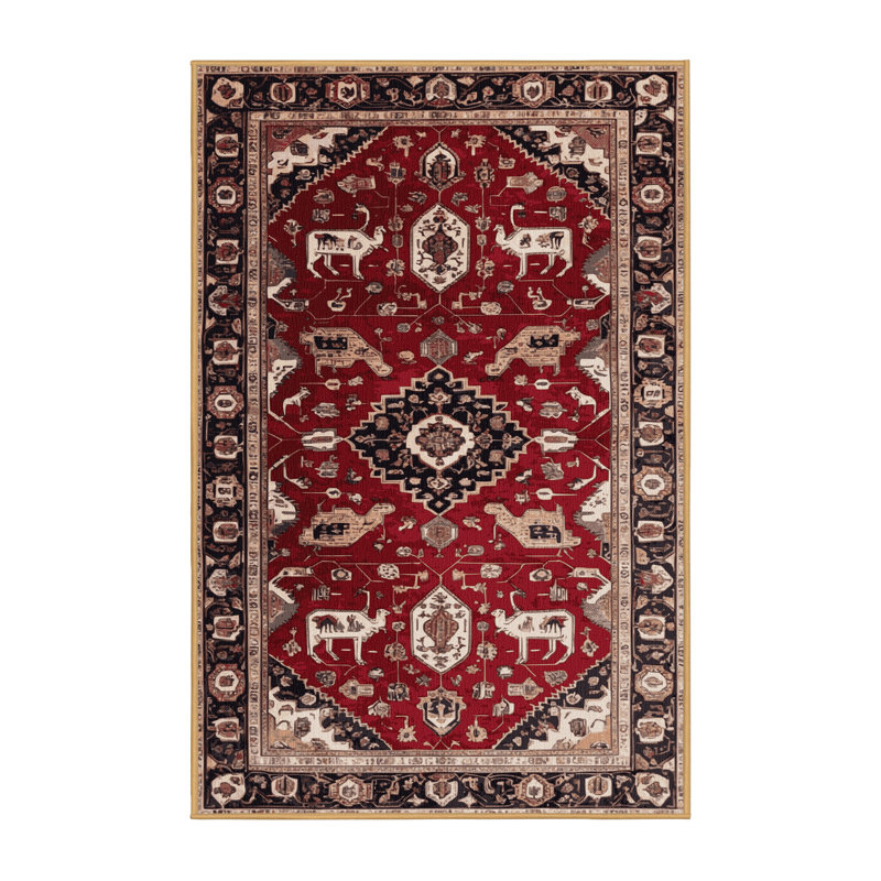 Tapis brun lavable à la machine, Tapis de couloir 2 pi x 4 pi