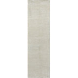 Hand-Knotted Area Rug in Ivory/Gray