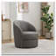 Fauteuil d'appoint pivotant en cuir-815694