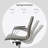 Modern Contemporary Slim Seek Mid Back Office Chair Ribbed With Arms Adjustable Height Swivel Wheels Chrome Base-741314200-748953376