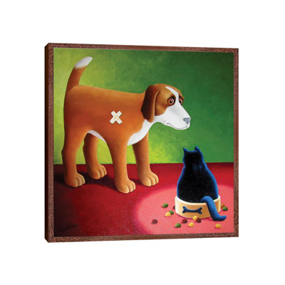 Dog's Dinner by Vicky Mount - Painting on Canvas