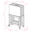 Ensemble de tables-plateaux 5 pièces Allen