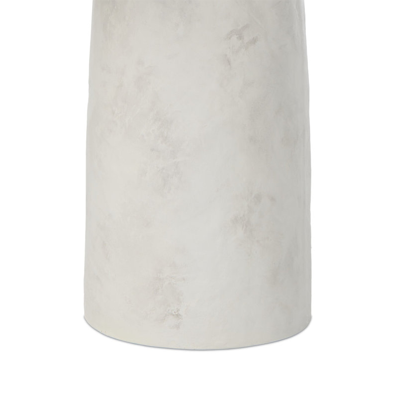 Janice End Table, Textured Lunar Concrete
