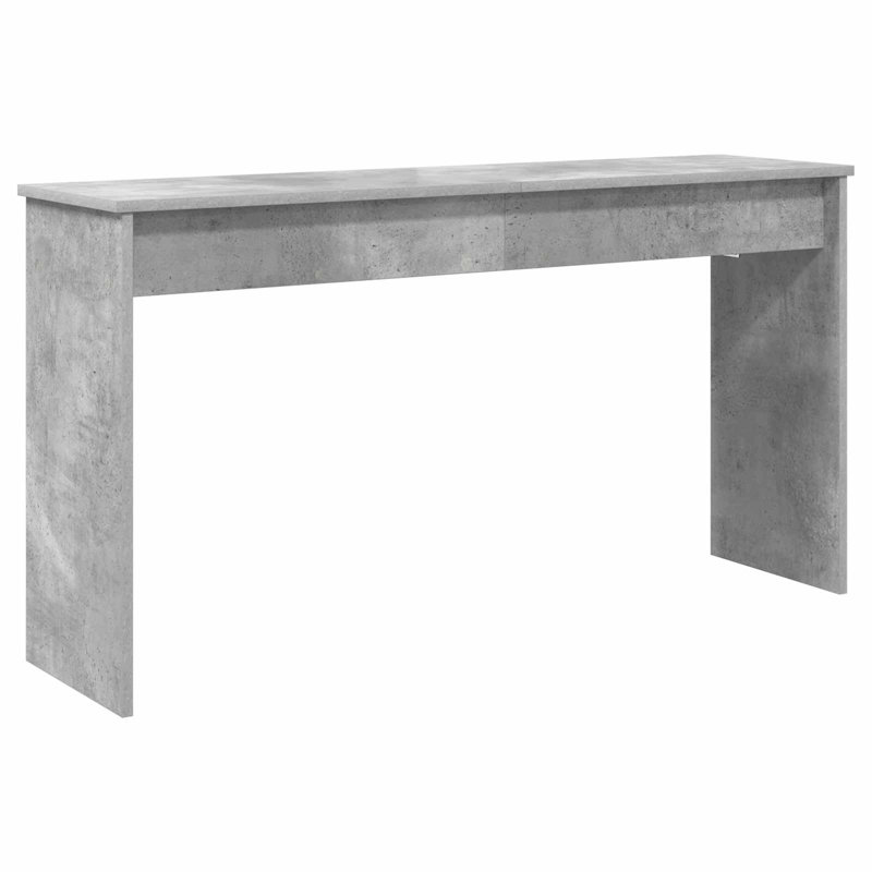 Writing Desk, Concrete Grey, 64cm. H x 120cm. W x 32cm. D