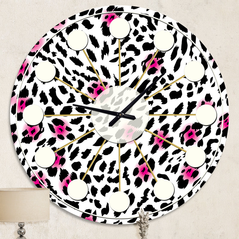 Horloge murale Glam Leopard, Moyenne