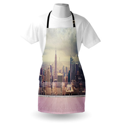 No Pattern Bib Apron