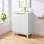 Ensemble de meuble-lavabo simple blanc 24 po