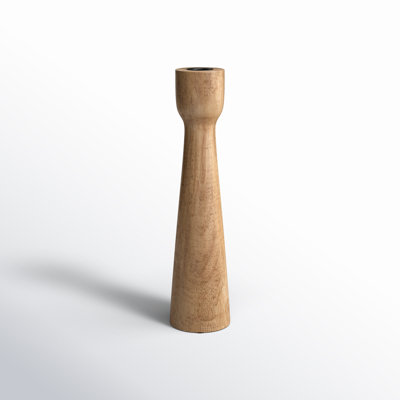 Cherina Wood Candlestick