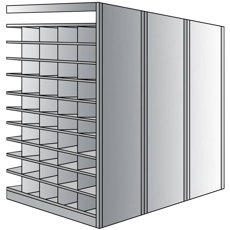 Étagère de rangement à 11 tablettes H 87 po x l 36 po x P 48 po, H 87 po x l 36 po x P 72 po