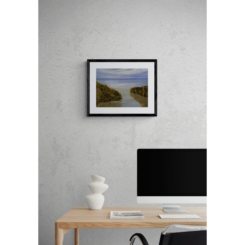 The Colors Of The Sea 144 Print by Alicia Lopez, 17.25" H x 21.25" W x 0.875" D