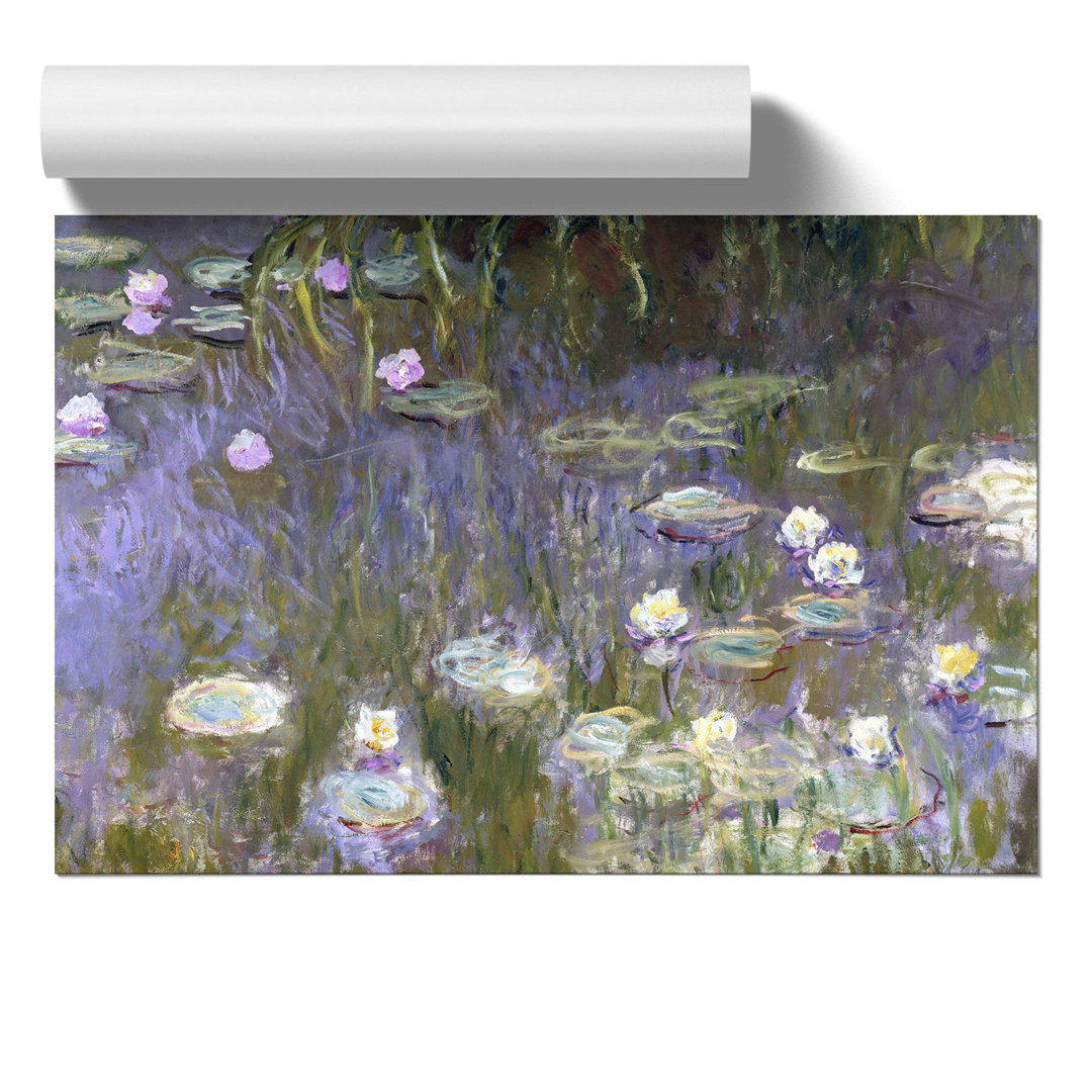 Water Lilies Lily Pond by Claude Monet - Frameless Print