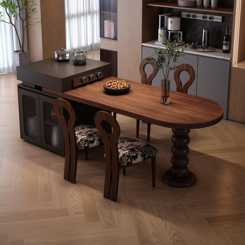French Retro Retractable Dining Table
