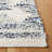 Manhattan Hand Woven Wool/Cotton Southwestern Rug in Blue/Ivory-728119164