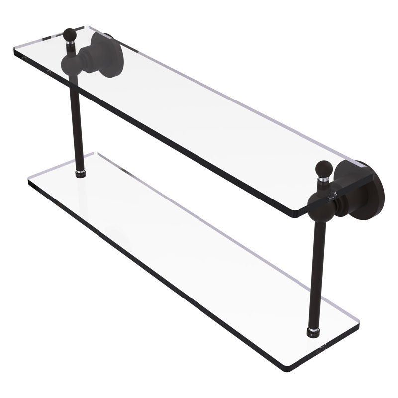 Lera 2 Piece Tiered Shelf, 22" W x 12" H, Oil Rubbed Bronze