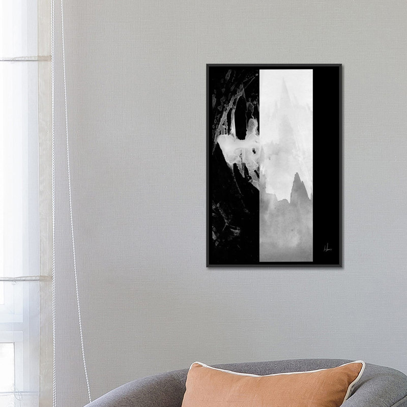 «Abstract», reproduction d'art sur toile, H 26 po x l 18 po x P 1,5 po, Toile avec cadre noir