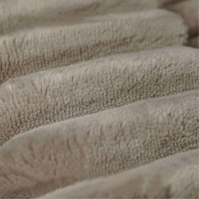 Canapé-repose-pieds, sans assemblage, chameau (tissu velours côtelé moelleux), Camel