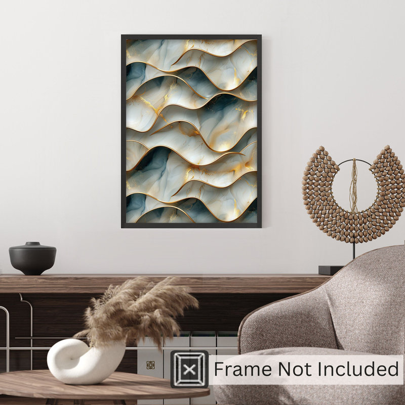 «Abstract Abstract Dreams III», reproduction d'art moderne sans cadre, H 36 po x l 24 po