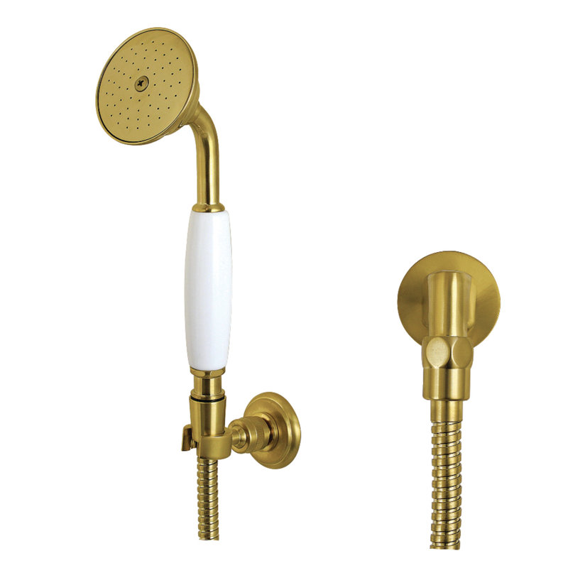Kingston Brass Victorian Hand Shower Kit, Brushed Brass