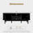 Tambour TV Stand For TVs Up To 70 Inch, TV Console With Sliding Doors-103184533