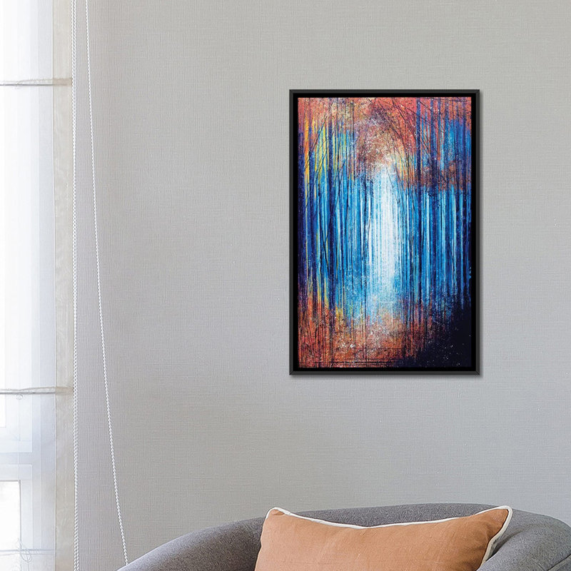 « vif lighting », impression sur toile, H 26 po x l 18 po x P 1,5 po, Toile avec cadre noir, Pas de tapis