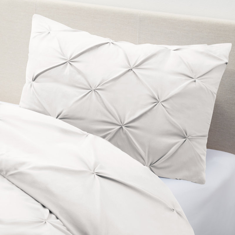 Polyester Duvet Cover & Insert, Twin Duvet + 2 Additional Pieces, White