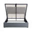 Lit plateforme double tapissier double avec système de rangement hydraulique-2944539