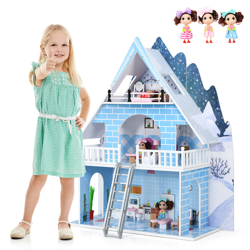 Smithboro Wooden Dollhouse Playset