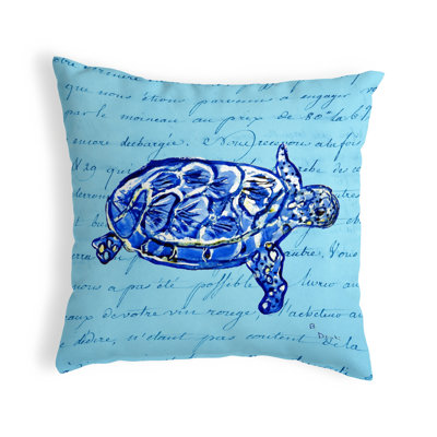 Coussin décoratif d'extérieur Sea Turtle