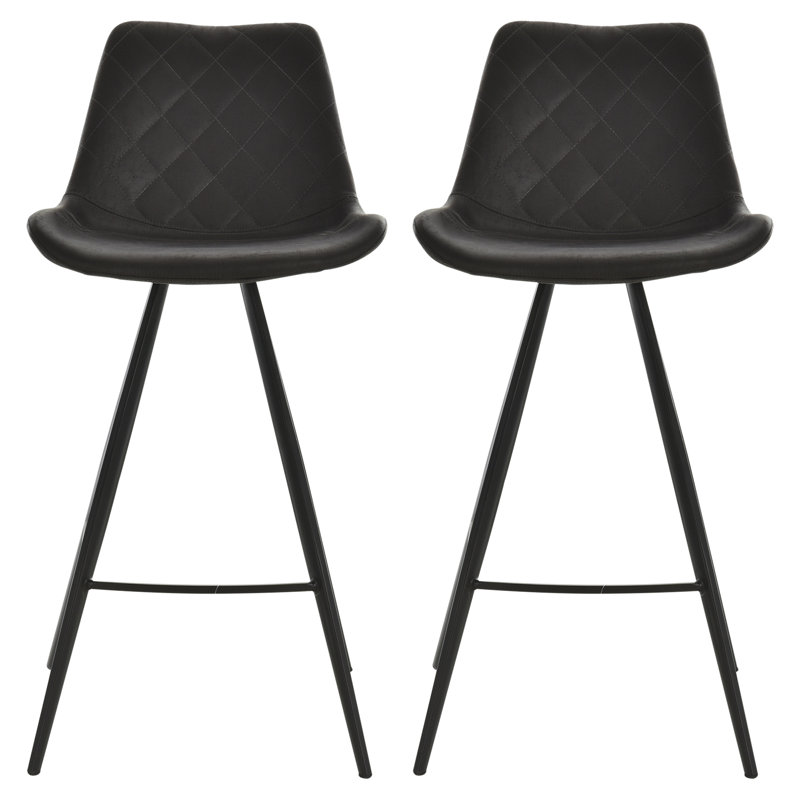 Tabouret de bar 28 po Glover, Noir, noir, noir, noir