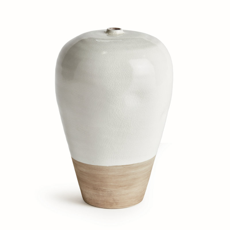 Vase de table en terre cuite fait à la main Etherton, H 11,25 po x l 7,25 po x P 7,25 po