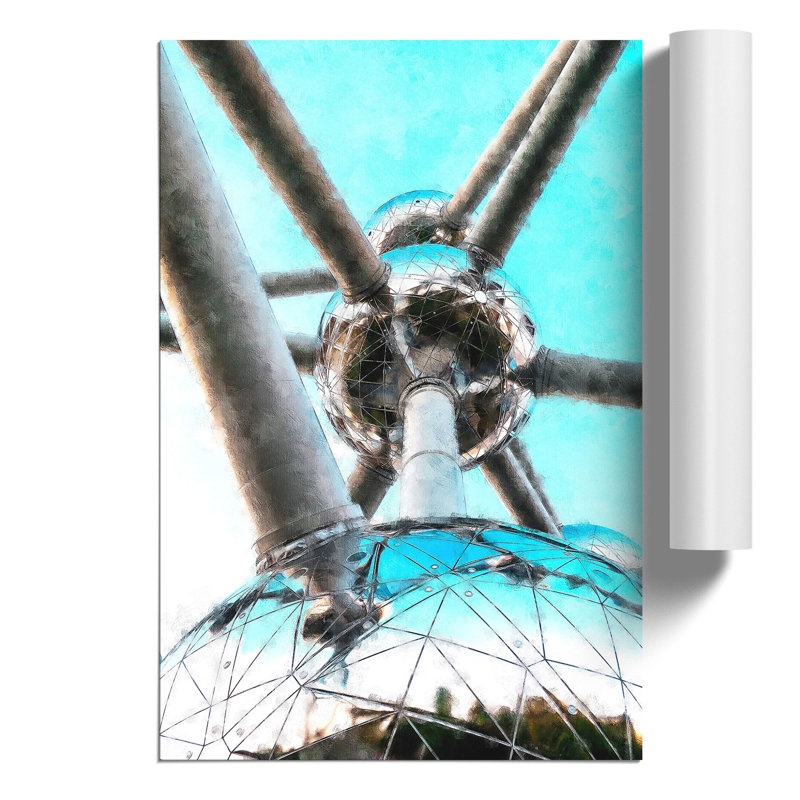 Atomium In Brussels Vol.2 - No Frame Print, 42cm H x 30cm W x 0.1cm D