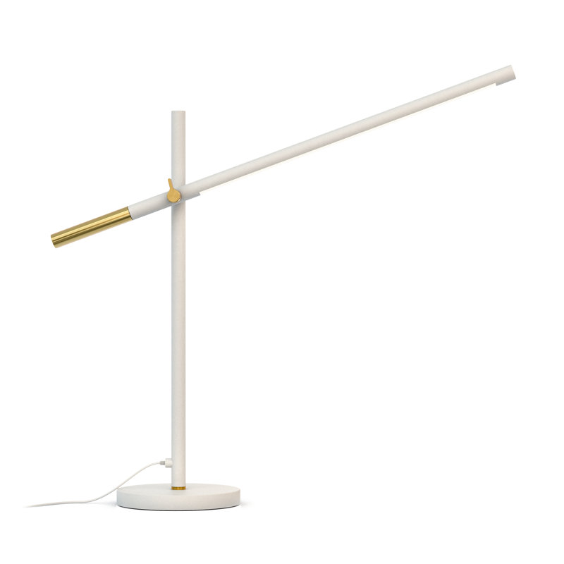 Abilene Metal Desk Lamp, Matt white
