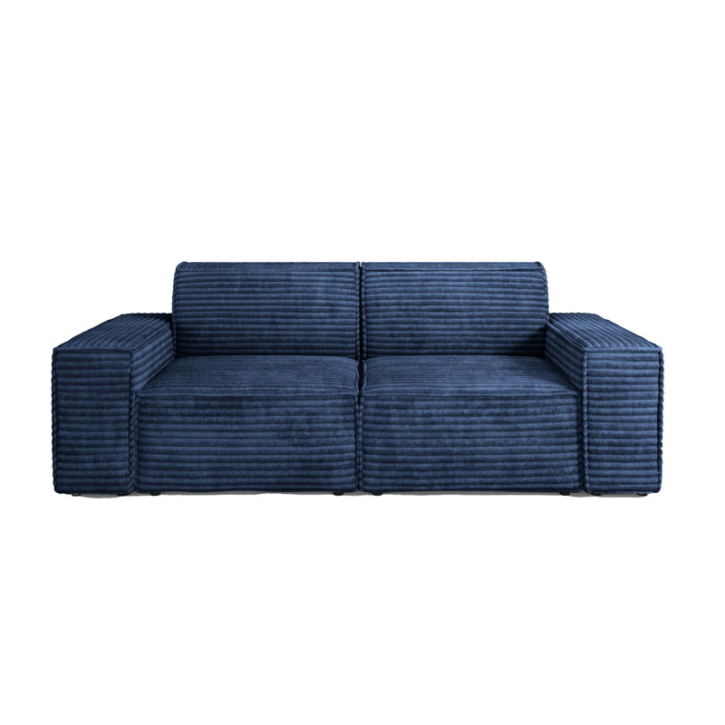 Mathushan 2 Seater Loveseat, Blue