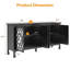 Buffet 63 "sculpté avec porte miroir-1921953476