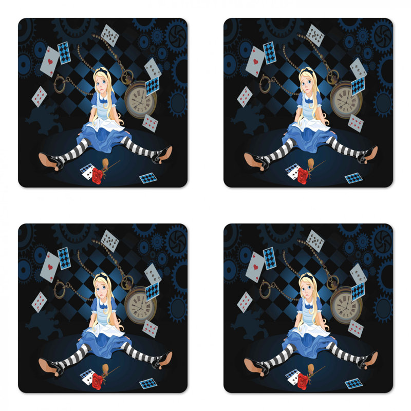 Sous-verre alice in wonderland