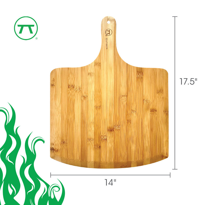Extra Large Bamboo Pizza Peel with Handle, 18" x 14"