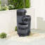 Outdoor Cascade Fountain with Lights