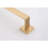 Brushed Gold Stainless Steel Bathroom Hardware 4 . Modern Style With Hidden Holes. Scratch-, Rust-. Simple Installation. Suits Bathroom, Shower, Wardrobe, Cabinet - Finish, Steel. Mounting Scratch &-1714735649