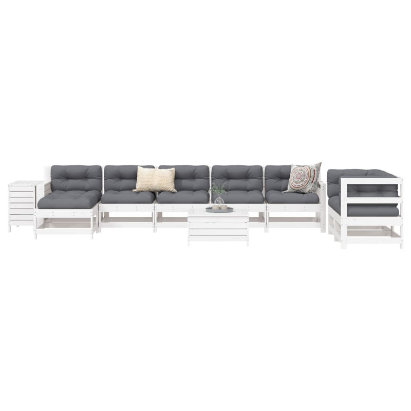 62cm Wide Patio Sofa with Cushions