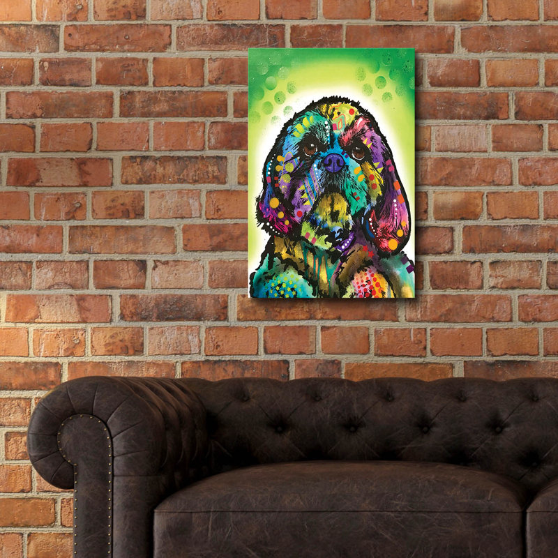 «Kinda Shih Tzu» par Dean Russo, H 24 po x l 16 po x P 0,2 po