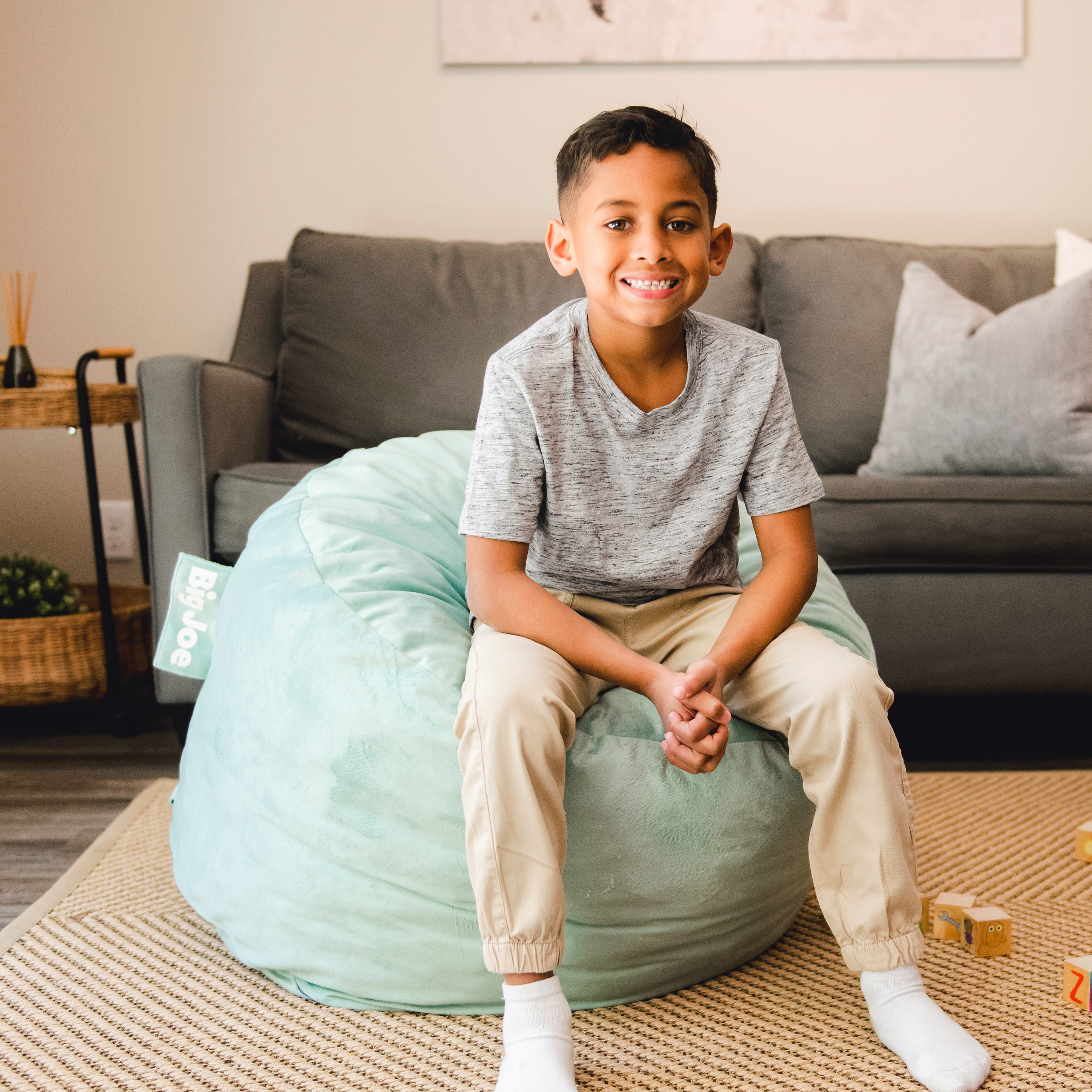 Comfort Research Big Joe Fuf Small Foam Filled Plush Bean Bag Chair Plush, 2ft & Reviews Wayfair