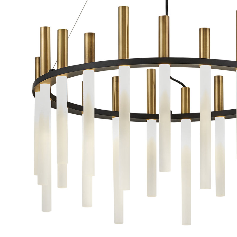 Echo 1 - Light Unique / Statement Geometric LED Chandelier