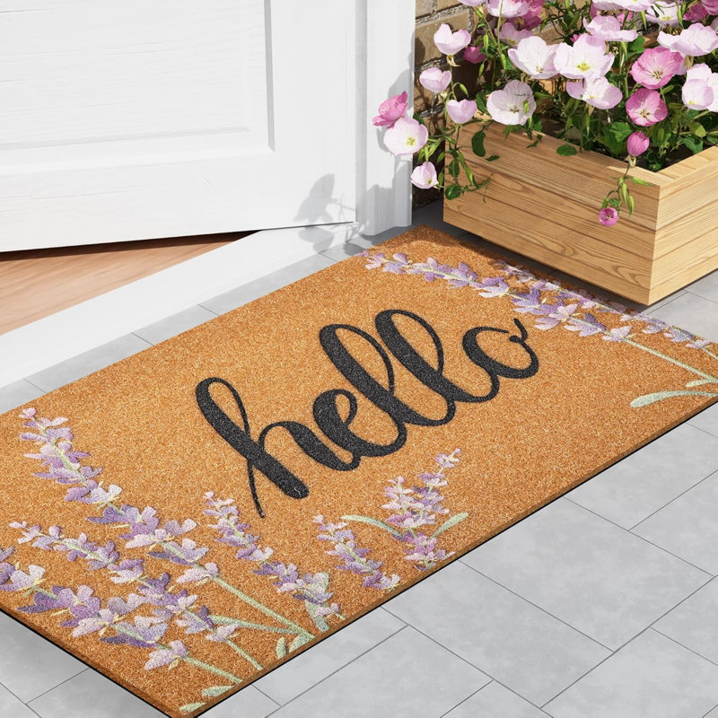 Non-Slip Door Mat For Outdoors And Indoors: Durable Indoor Outdoor Welcome Mat, 24" W x 36" L