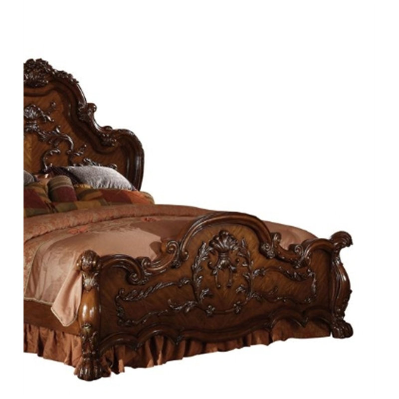 Dresden Cherry Oak Finish  Bed