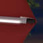 Parasol lumineux en porte-à-faux carré avec base 9 pi x 9 pi Lime, rouge-1195930818-1119628631